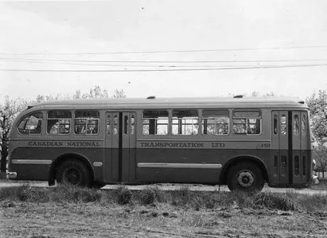 A bus from the Niagara, St. Catherines and Toronto Line