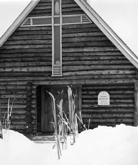 Chapel for skiers at resort