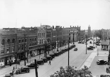 A view of Queen St., Charlottetown