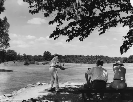 On the golf course at the Royal Muskoka Hotel