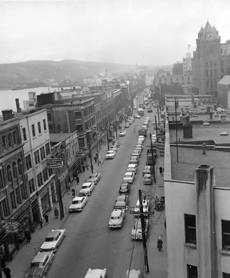A view of Water Street from CRT Building