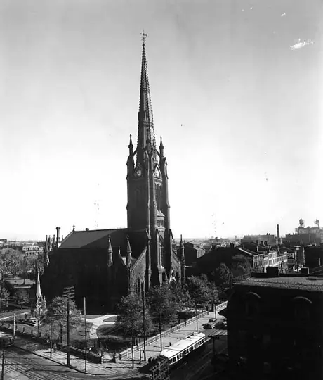 St. James Cathedral, Church of England, located at King and Church Streets, Toronto