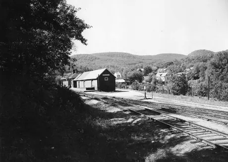 A view of the station at Morin Heights