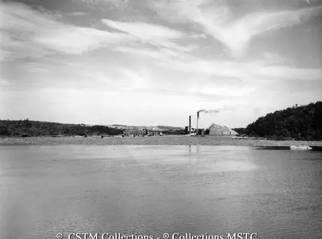 View of the Bromptonville Paper Co. Plant