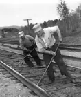 Relaying track in Brent, Ontario