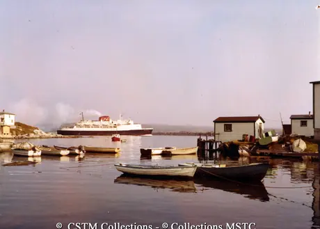 MV William Carson leaving Port aux Basques, NFLD en-route to North Sydney, NS