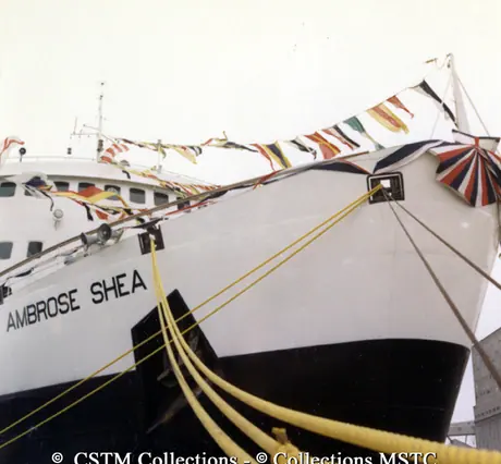 Official launching of ferry MV Ambrose Shea, servicing Newfoundland