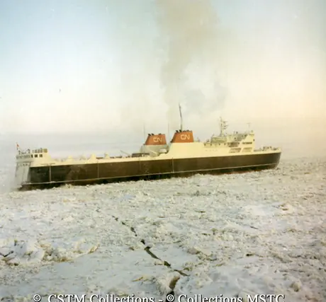 MV Frederick Carter on its maiden voyage from Quebec City to Newfoundland