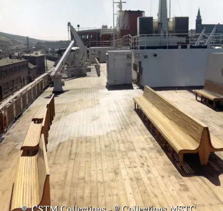 Sundeck on the MV Ambrose Shea