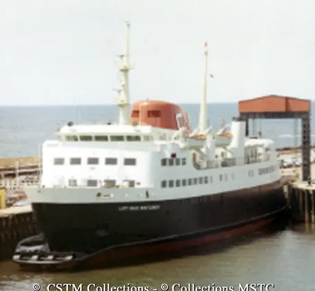 MV Lucy Maud Montgomery docked at terminal