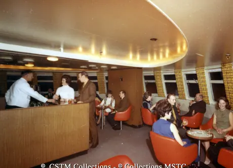 Bar lounge on the ferry MV Bluenose