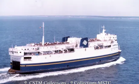 New colours on the MV John Hamilton Gray