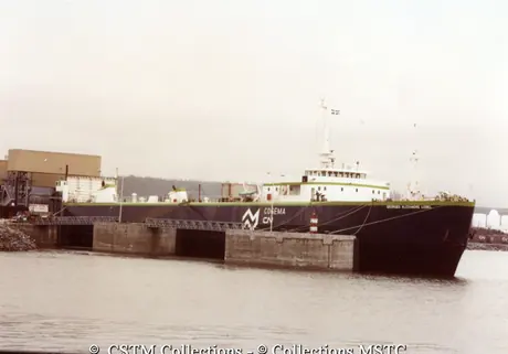 MV George Alexandre Lebel docked in Matane, Quebec