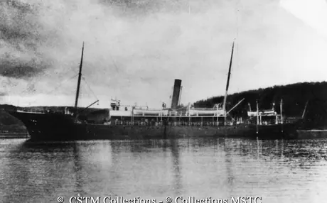 S.S. Glencoe docked in Newfoundland