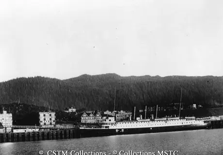 S.S. Prince Rupert docked in the Prince Rupert Harbour