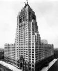 Exterior view of the Fisher Building, Detroit