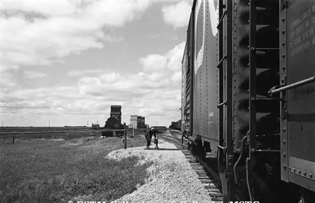 Opening the switch to the elevator siding