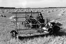 Binder and tractor