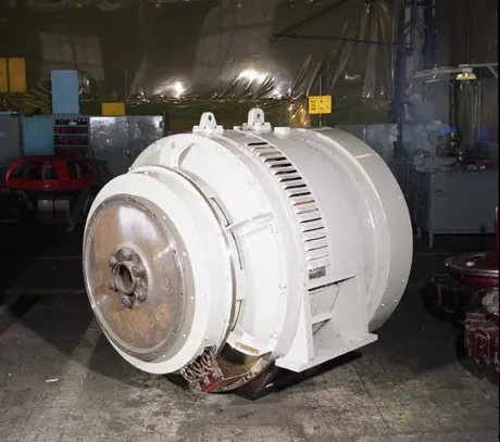 Typical alternating current main generator (AR-10) for diesel locomotive
