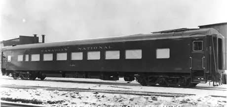 First class deluxe coach 5402, built by Canadian Car & Foundry Company in 1947