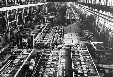 Building lightweight EM passenger cars by Canadian Car & Foundry Company, Montreal