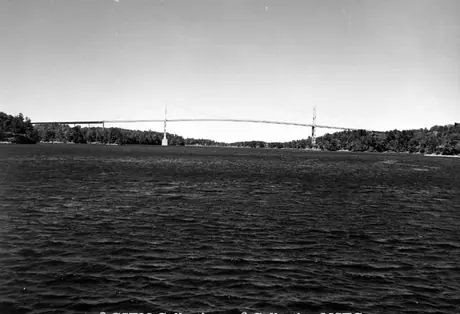 The Thousand Islands Bridge connecting Canada and the United States