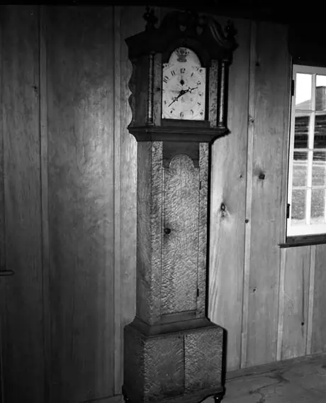 Grandfather clock used at Fort George, Niagara-on-the-Lake