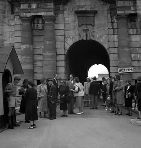 Tourists at the Citadel, Quebec City
