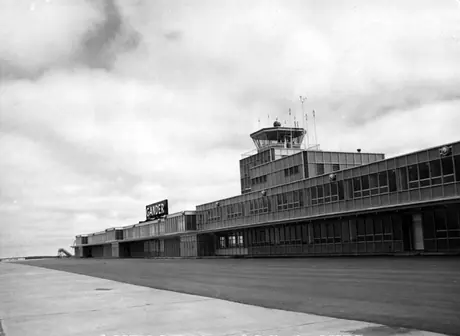 Side view of the new air terminal, Gander, Newfoundland