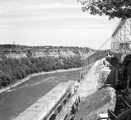 Sir Adam Beck Generating System no. 2 at the Ontario Hydro Power Development, Niagara River