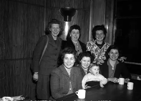 British war brides traveling to Halifax