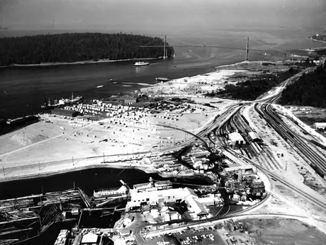 Pacific Great Eastern’s Terminal Facilities, North Vancouver, B.C.