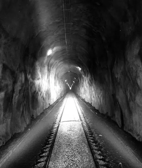 Inside Vancouver Burrard Inlet tunnel