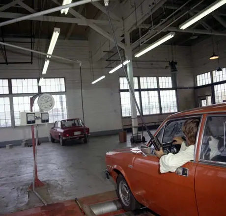 Auto Port - dynamometer in use