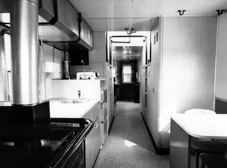 Interior of new caboose CN79249