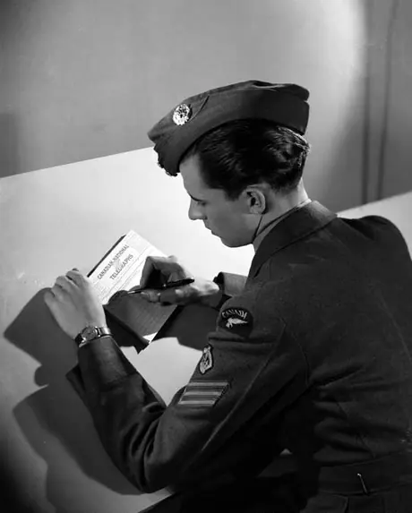R.C.A.F. writes telegram
