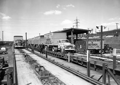 Piggyback freight service at Toronto