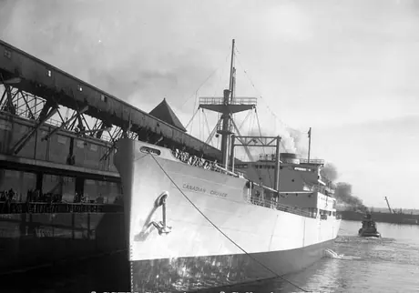 C.N.S.S. Cruiser at shed 12 - Montreal Harbour