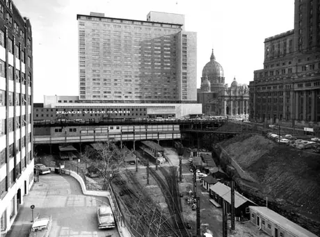 Progress work - Place Ville-Marie - 1958 - November