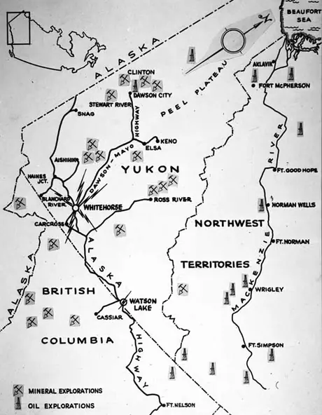 Prospector map of Yukon