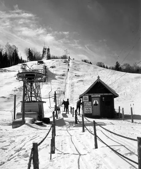 Laurentians - Morin Heights ski tow
