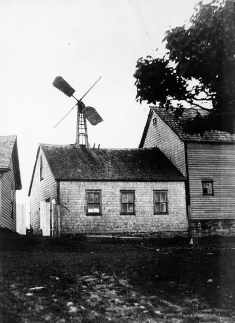 Windmill used by French Acadians at Digby County